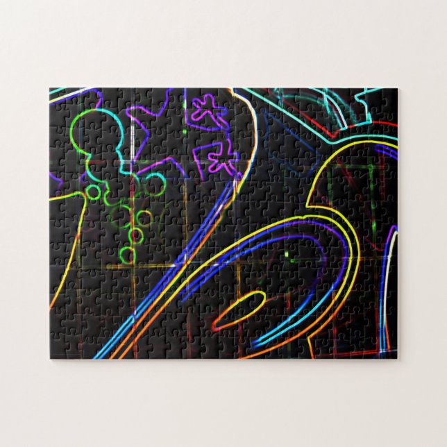 Graffiti 10 11x14 252pc jpa jigsaw puzzle (Horizontal)