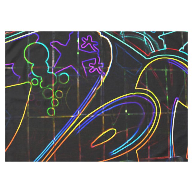 Graffiti 10 60x84 tccna tablecloth (Front (Horizontal))