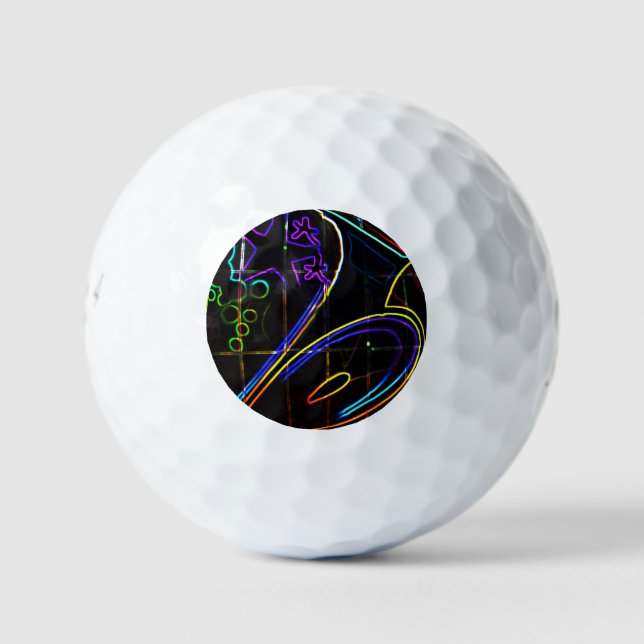 Graffiti 10 be6 gbcna golf balls (Front)