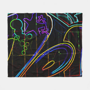 Graffiti 10 fbcn fleece blanket