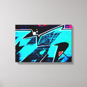 Graffiti 14 16.50x11 (41.25x27.5cm) waccna canvas print