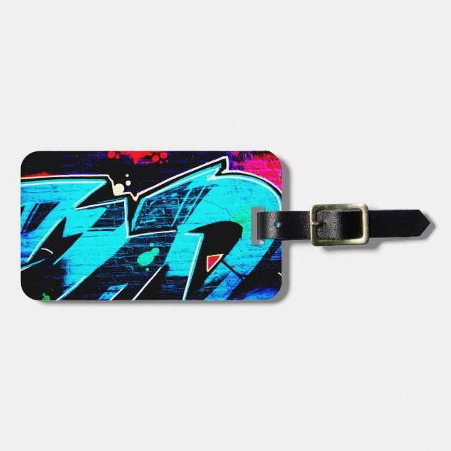 Graffiti 14 cd lta luggage tag (Front Horizontal)