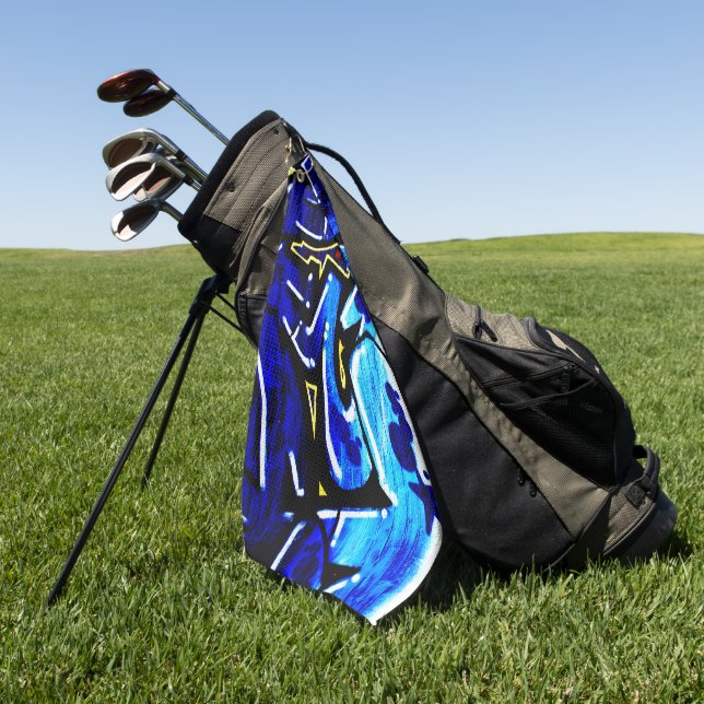 Graffiti 15 gtcnm golf towel (Green)
