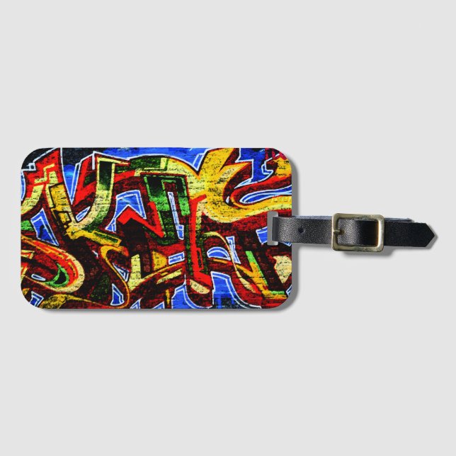 Graffiti 17 bc ltcna luggage tag (Front Horizontal)