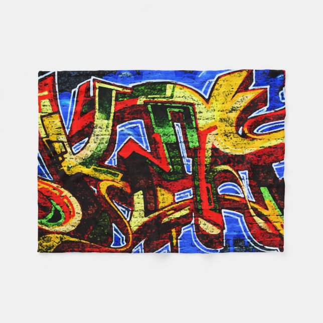 Graffiti 17 fbcnm fleece blanket (Front (Horizontal))
