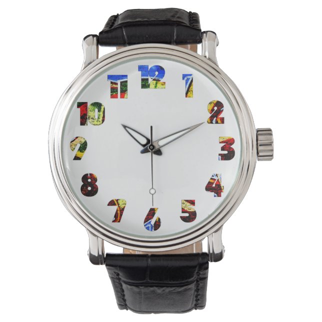 Graffiti 17 Number Overlay waa Watch (Front)