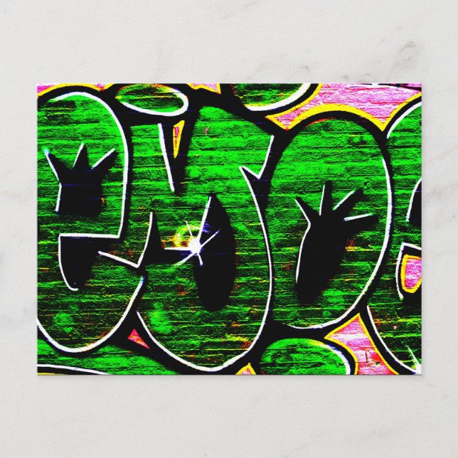 Graffiti 18 pccna postcard (Front)