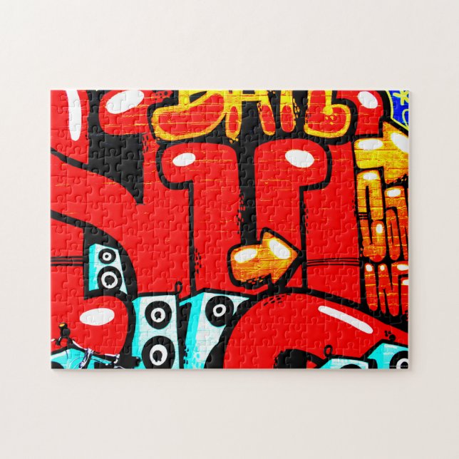 Graffiti 19 11x14 252pc jpcna jigsaw puzzle (Horizontal)