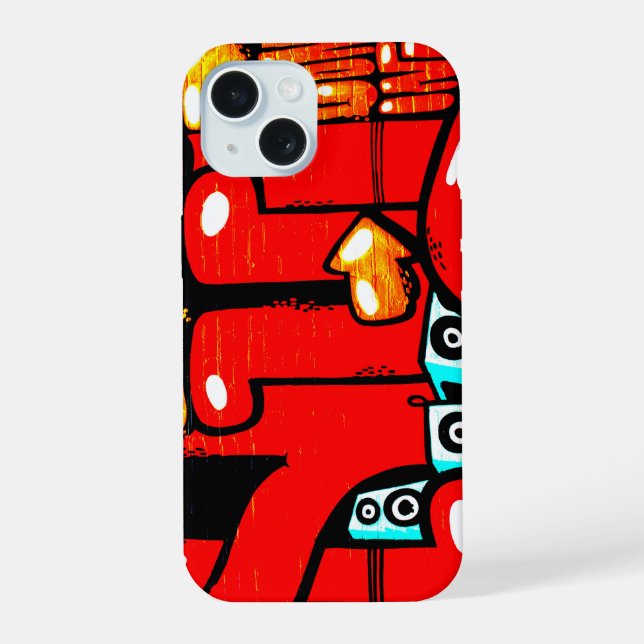 Graffiti 19 iphcnm iPhone 15 case (Back)