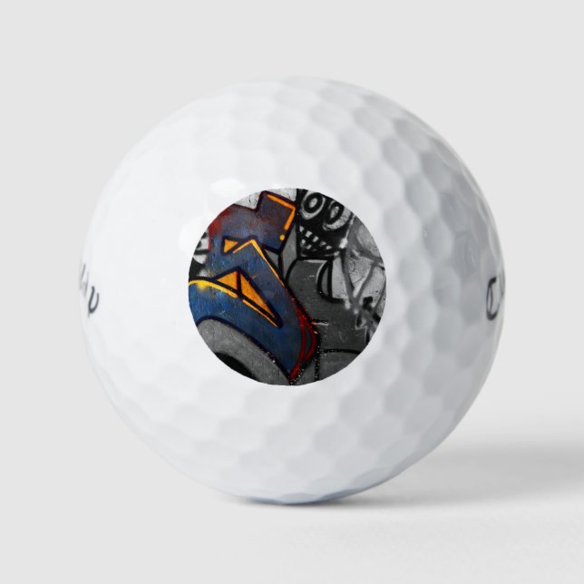Graffiti 1 cwb gbcna golf balls (Front)