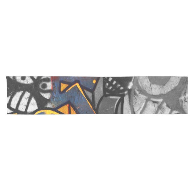 Graffiti 1 trcnm short table runner (Horizontal)
