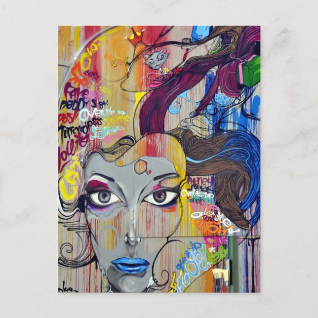 graffiti-508272 graffiti mural street art painting postcard (Front)