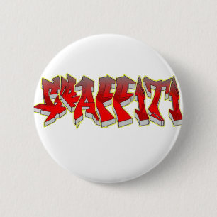 Graffiti 6 Cm Round Badge
