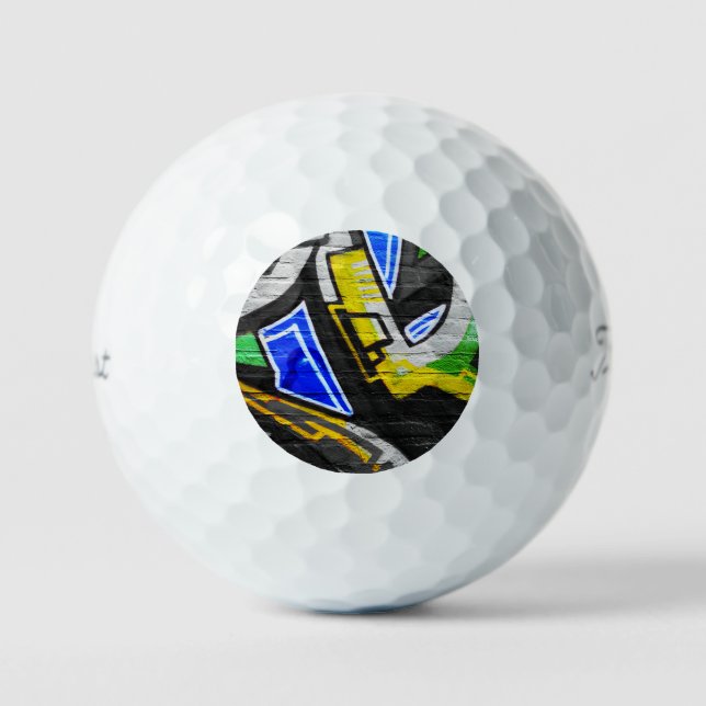 Graffiti 6 tpv1 gbcnm golf balls (Front)