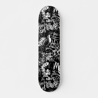 Graffiti Abstract Collage Print Pattern Skateboard
