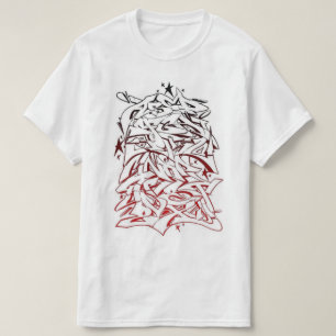 Graffiti Alphabet Hip Hop Tee