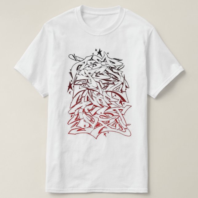 Graffiti Alphabet Hip Hop Tee (Design Front)