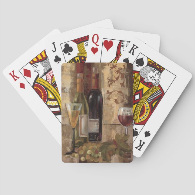 Graffiti and Wine Playing Cards (Back)