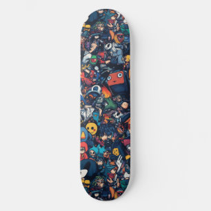 Graffiti Anime Cool Designed Skateboard