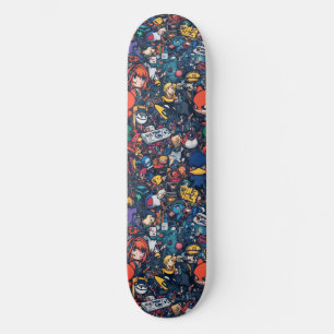 Graffiti Anime Cool Designed Skateboard