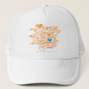 Graffiti Aqua/Orange Trucker Hat