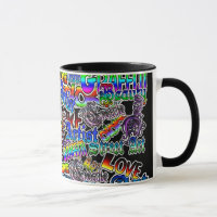 Graffiti "Ar" Artist terms Coffee Mug