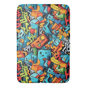 Graffiti Art Bath Mat