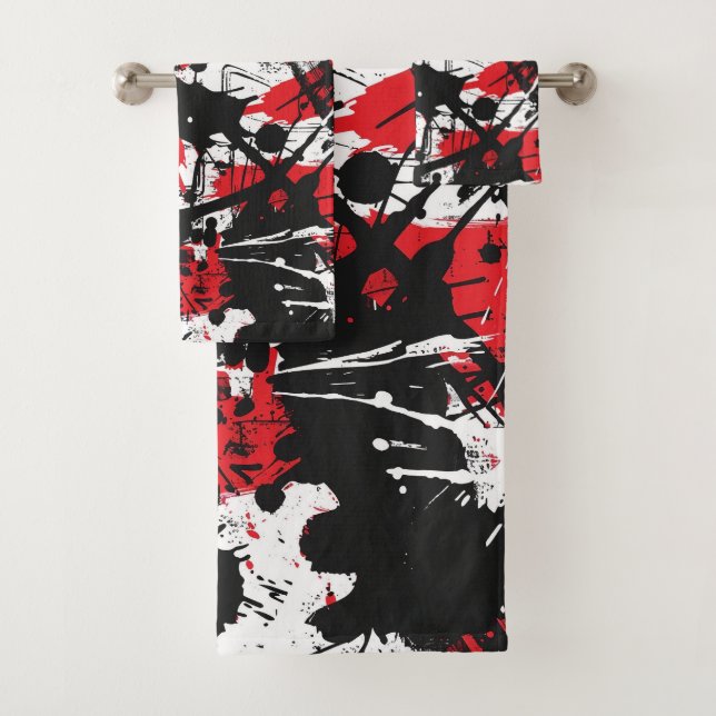 Graffiti Art Bath Towel Set (Insitu)