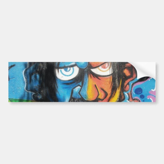 Graffiti Art Bumper Sticker (Front)