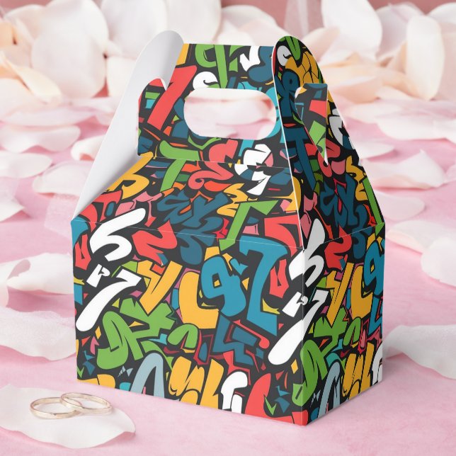Graffiti Art Favour Box (Wedding)