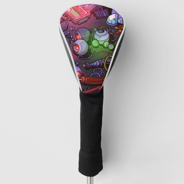 Graffiti art  golf head cover (Front)