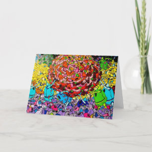 Graffiti Art Greeting Card