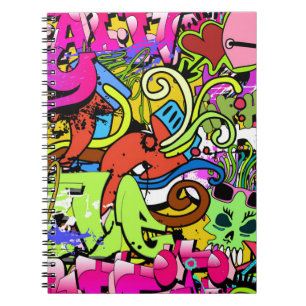Graffiti Art: Hip-Hop Style Background Notebook