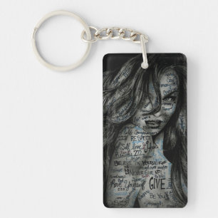 Graffiti Art Key Ring
