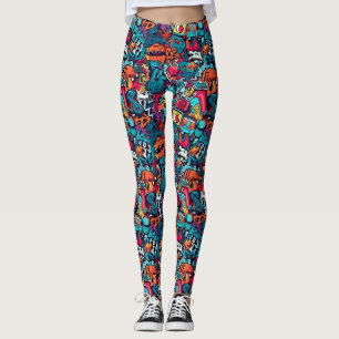 Graffiti Art Leggings