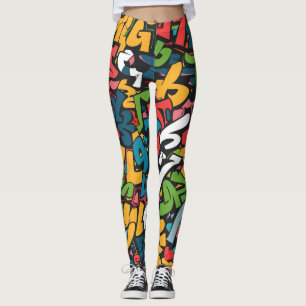 Graffiti art leggings
