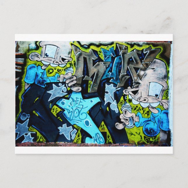 Graffiti Art Postcard (Front)