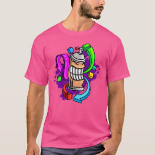 Graffiti Art Street Art Hip Hop Graffito Sprayer T-Shirt