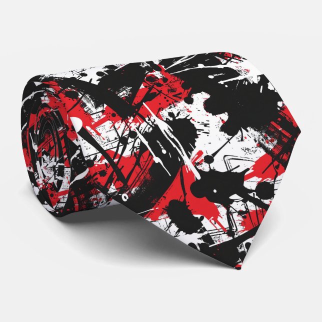 Graffiti Art Tie (Rolled)