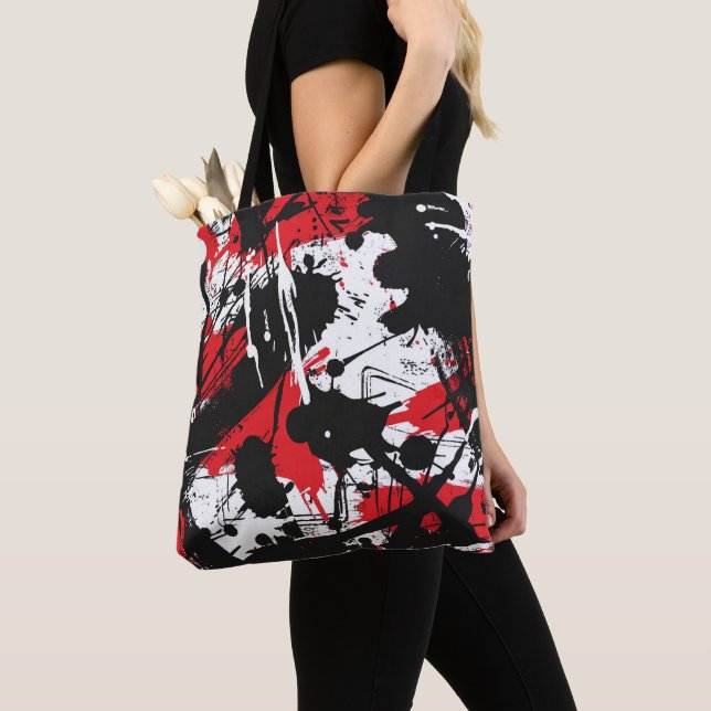 Graffiti Art Tote Bag (Close Up)