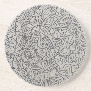 Graffiti Artwork Line Work Coaster