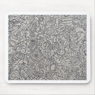 Graffiti Artwork Line Work Mouse Mat