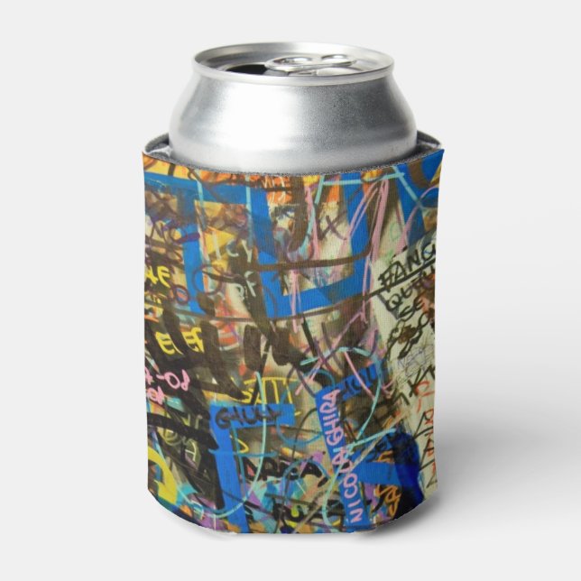 Graffiti Background Can Cooler (Can Front)