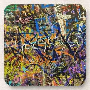 Graffiti Background Coaster