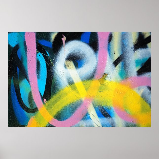 graffiti background detail poster (Front)