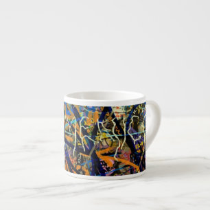 Graffiti Background Espresso Cup