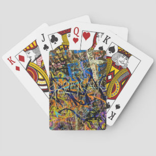 Graffiti Background Playing Cards