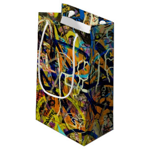 Graffiti Background Small Gift Bag