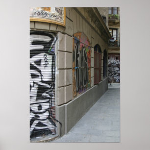 Graffiti - Barcelona Poster