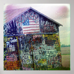 Graffiti Barn Poster
